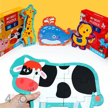 Load image into Gallery viewer, 33-Piece Puzzle - Happy Farm Animals