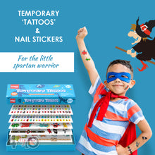 Load image into Gallery viewer, Kids Temporary Tattoo (Blue)