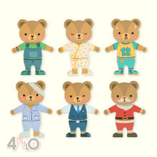 Load image into Gallery viewer, Magnetic Matching Puzzle - Dress The Bear