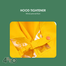 Load image into Gallery viewer, Rain Cloak - Yellow Dinosaur