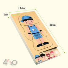 Load image into Gallery viewer, Montessori Method - Human Body Structure (Boy)