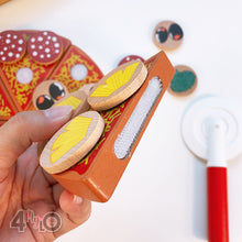 Load image into Gallery viewer, Pretend Play - Wooden Pizza Set