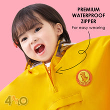 Load image into Gallery viewer, Rain Cloak - Yellow Dinosaur