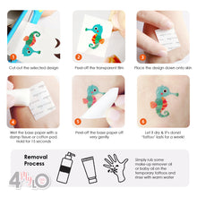 Load image into Gallery viewer, Kids Temporary Tattoo (Blue)