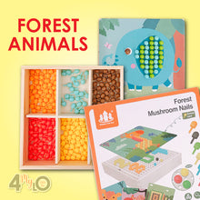 Load image into Gallery viewer, Mushroom Pin - Forest Animals