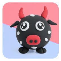 Load image into Gallery viewer, Light Mouldable Clay - Farm Animals