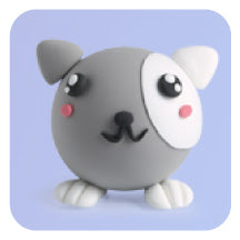 Load image into Gallery viewer, Light Mouldable Clay - Farm Animals