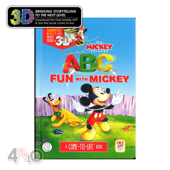 Come-To-Life AR Book - ABC Fun With Mickey