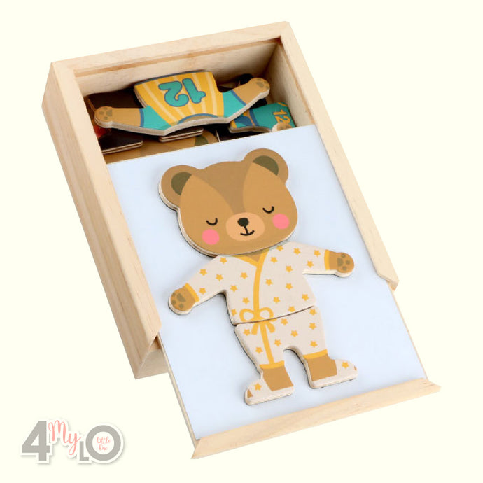 Magnetic Matching Puzzle - Dress The Bear