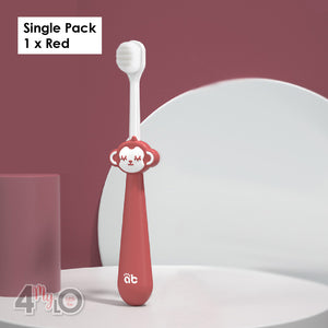 Toddler Toothbrush - Monkey Single Pack (Red)