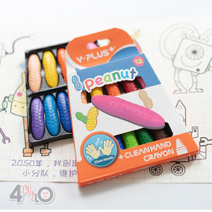 Peanut Crayons - 12 / 24 Colours