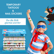 Load image into Gallery viewer, Kids Temporary Tattoo (Blue)
