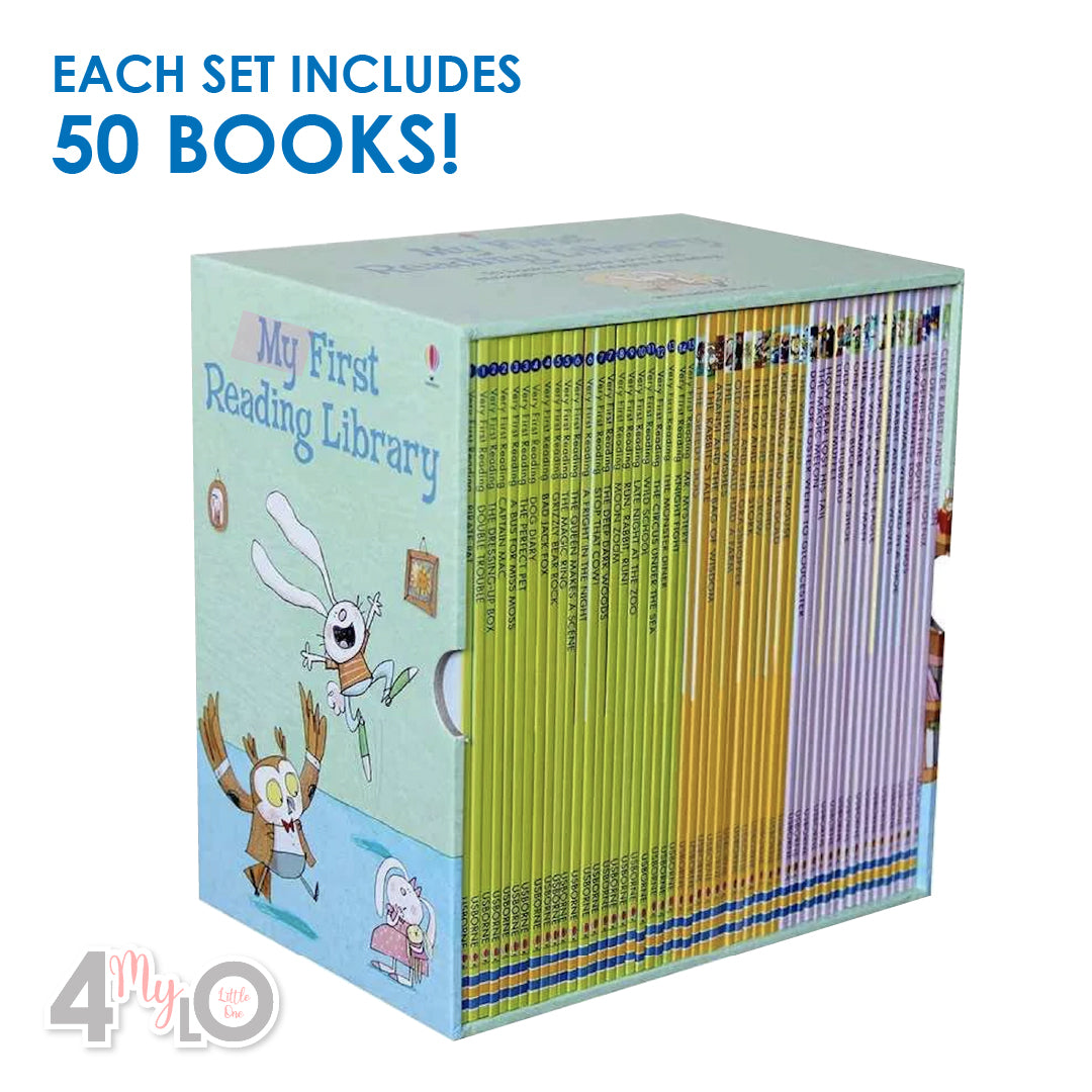 92%新品 My Reading Library 50冊セット Usborne Usborne My Very First Reading Library 50 Books Set