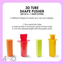 Load image into Gallery viewer, 3D Tube Shape Pusher (Set of 6)
