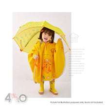 Load image into Gallery viewer, Rain Cloak - Yellow Dinosaur
