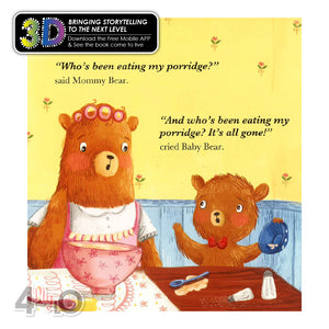 Come-To-Life AR Book - Goldilocks & The Three Bears