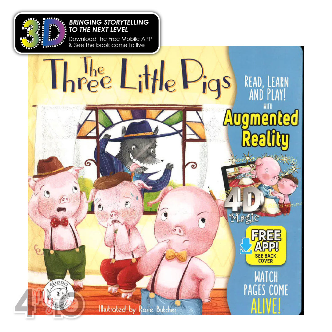 Come-To-Life AR Book - Three Little Pigs