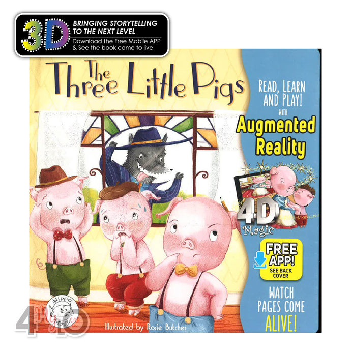 Come-To-Life AR Book - Three Little Pigs