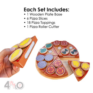 Pretend Play - Wooden Pizza Set