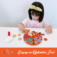 Load image into Gallery viewer, Pretend Play - Wooden Pizza Set
