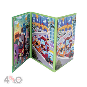 2-In-1 Magnetic Puzzle Book - Traffic