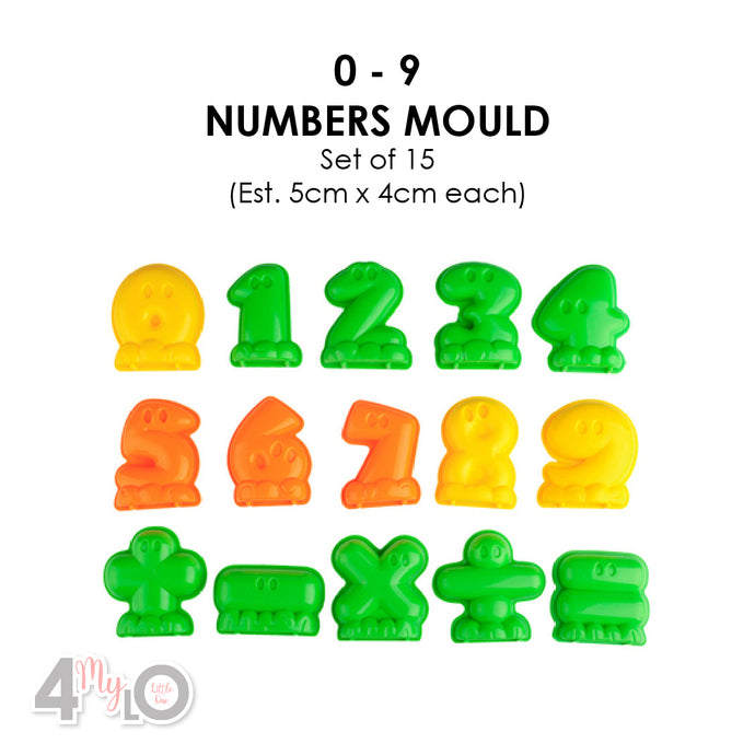 Sand Mould - Numbers (Set of 15)