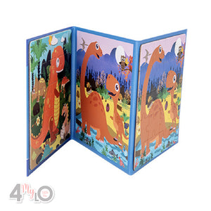 2-In-1 Magnetic Puzzle Book - Dinosaurs